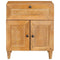 vidaXL Bedside Table Light brown 50 x 33 x 60 cm Solid mango wood