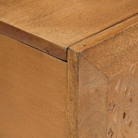 vidaXL Coffee Table Light brown 100 x 54 x 40 cm Solid mango wood