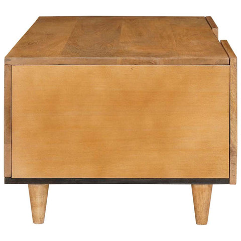 vidaXL Coffee Table Light brown 100 x 54 x 40 cm Solid mango wood