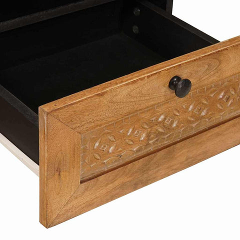 vidaXL Coffee Table Light brown 80 x 54 x 40 cm Solid mango wood