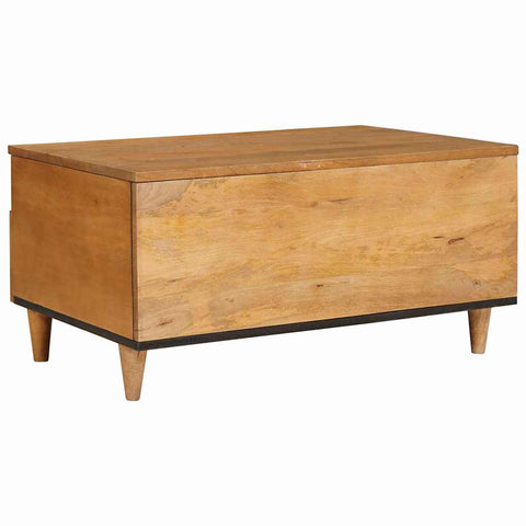 vidaXL Coffee Table Light brown 80 x 54 x 40 cm Solid mango wood
