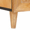 vidaXL TV Cabinet Light brown 100 x 33 x 46 cm Solid mango wood