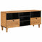vidaXL TV Cabinet Light brown 100 x 33 x 46 cm Solid mango wood