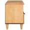 vidaXL TV Cabinet Light brown 100 x 33 x 46 cm Solid mango wood