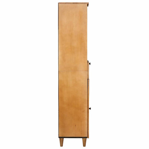 vidaXL Bathroom Cabinet with Drawer Light brown 38 x 33.5 x 160 cm