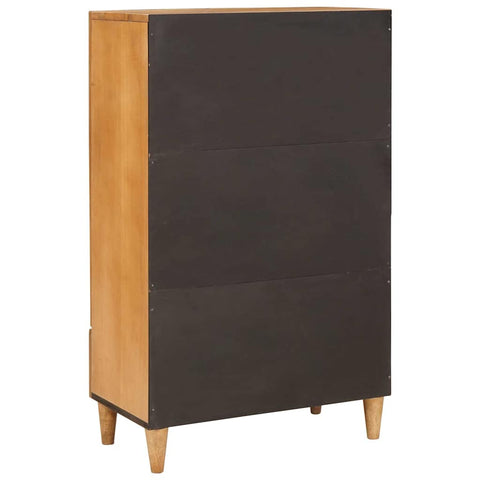 vidaXL Highboard Light brown 60 x 33 x 100 cm Solid mango wood