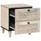 vidaXL Bedside Table Beige 40 x 33 x 46 cm Solid mango wood