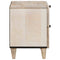 vidaXL Bedside Table Beige 40 x 33 x 46 cm Solid mango wood