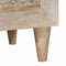 vidaXL Bedside Table 2 pcs Beige 40 x 33 x 46 cm Solid mango wood