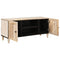 vidaXL TV Cabinet with Shelf White 105 x 33 x 46 cm Solid mango wood