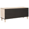 vidaXL TV Cabinet with Shelf White 105 x 33 x 46 cm Solid mango wood