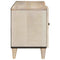 vidaXL TV Cabinet with Shelf White 105 x 33 x 46 cm Solid mango wood