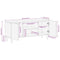vidaXL TV Cabinet with Shelf White 105 x 33 x 46 cm Solid mango wood