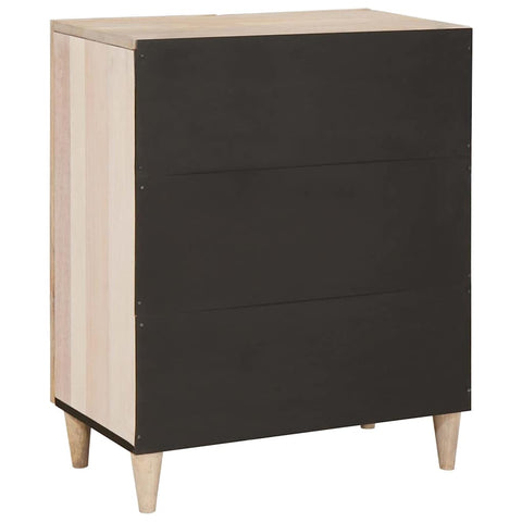 vidaXL Sideboard with Shelf White 60 x 33 x 75 cm Solid mango wood