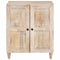 vidaXL Sideboard with Shelf White 60 x 33 x 75 cm Solid mango wood