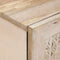 vidaXL Coffee Table with Door Beige 80 x 50 x 40 cm Solid mango wood