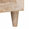 vidaXL Coffee Table with Door Beige 80 x 50 x 40 cm Solid mango wood