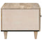 vidaXL Coffee Table with Door Beige 80 x 50 x 40 cm Solid mango wood