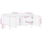 vidaXL Coffee Table with Door Beige 80 x 50 x 40 cm Solid mango wood