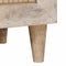 vidaXL Bedside Table Beige 40 x 33 x 46 cm Solid mango wood