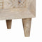 vidaXL Bedside Table with Door Beige 50 x 33 x 60 cm Solid mango wood