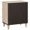vidaXL Bedside Table with Door Beige 50 x 33 x 60 cm Solid mango wood