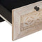 vidaXL Bedside Table Beige 50 x 33 x 60 cm Solid mango wood