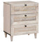 vidaXL Bedside Table Beige 50 x 33 x 60 cm Solid mango wood