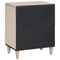 vidaXL Bedside Table Beige 50 x 33 x 60 cm Solid mango wood