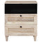 vidaXL Bedside Table with Shelf Beige 50 x 33 x 60 cm Solid mango wood
