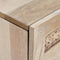vidaXL Bedside Table with Door Beige 50 x 33 x 60 cm Solid mango wood