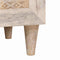 vidaXL Bedside Table with Door Beige 50 x 33 x 60 cm Solid mango wood