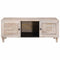 vidaXL Coffee Table with Shelf Beige 100 x 54 x 40 cm Solid mango wood