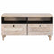 vidaXL Coffee Table with Drawer White 80 x 54 x 40 cm Solid mango wood