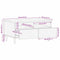 vidaXL Coffee Table with Drawer White 80 x 54 x 40 cm Solid mango wood