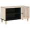 vidaXL TV Cabinet with Shelf White 80 x 33 x 46 cm Solid mango wood