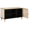 vidaXL TV Cabinet with Shelf White 80 x 33 x 46 cm Solid mango wood