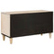 vidaXL TV Cabinet with Shelf White 80 x 33 x 46 cm Solid mango wood