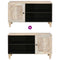 vidaXL TV Cabinet with Shelf White 80 x 33 x 46 cm Solid mango wood
