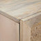 vidaXL Highboard with Shelf White 40 x 33 x 110 cm Solid mango wood