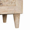 vidaXL Highboard with Shelf White 40 x 33 x 110 cm Solid mango wood