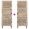 vidaXL Highboard with Shelf White 40 x 33 x 110 cm Solid mango wood