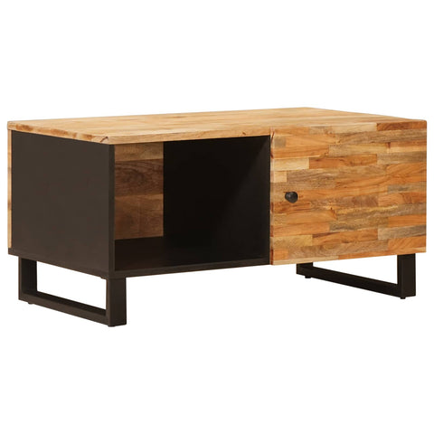 vidaXL Coffee Table Brown 88 x 52 x 12 cm Solid Mango Wood