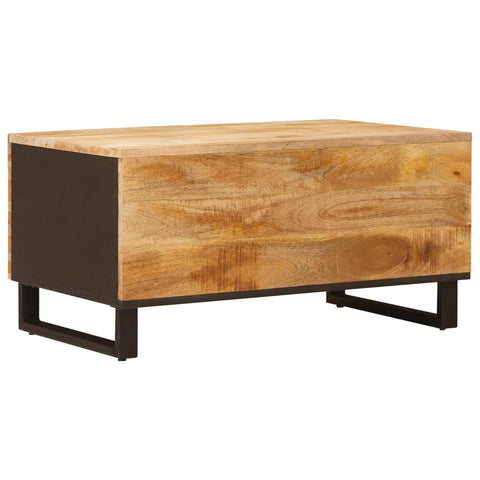 vidaXL Coffee Table Brown 88 x 52 x 12 cm Solid Mango Wood