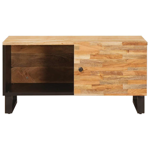 vidaXL Coffee Table Brown 88 x 52 x 12 cm Solid Mango Wood