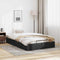 vidaXL Ottoman Bed Frame without Mattress Black Double Faux Leather
