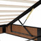 vidaXL Ottoman Bed Frame without Mattress Black Double Faux Leather