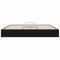 vidaXL Ottoman Bed Frame without Mattress Black Super King Faux Leather