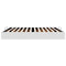 vidaXL Ottoman Bed Frame without Mattress White Super King Faux Leather