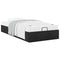 vidaXL Ottoman Bed Frame without Mattress Black Single Fabric